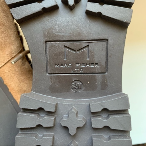 Marc Fisher LTD Nairy Hiking Boot Brown Suede Sz 8.5M - Picture 9 of 9